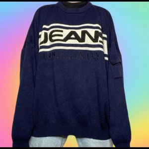 Vintage FUBU Jeans Oversized Knit Sweater